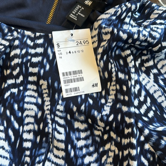 H&M BATIK PRINT DRESS  Sz: 4 - Picture 6 of 10